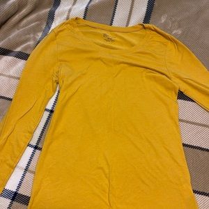 Plain yellow shirt